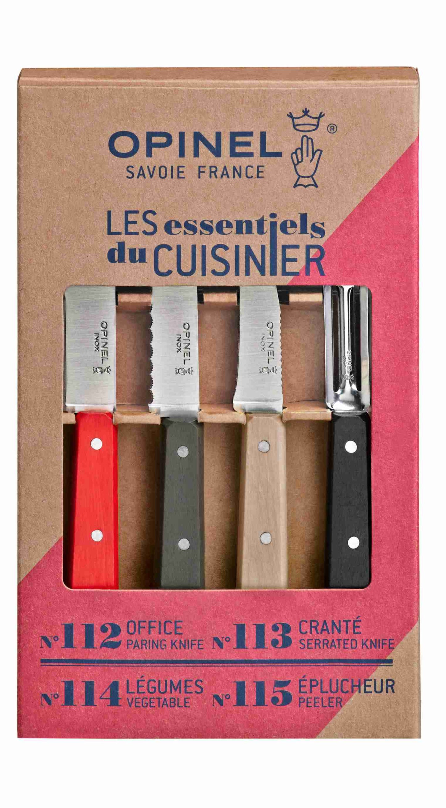 Opinel Keukenset 4-delig, Les Essentiels