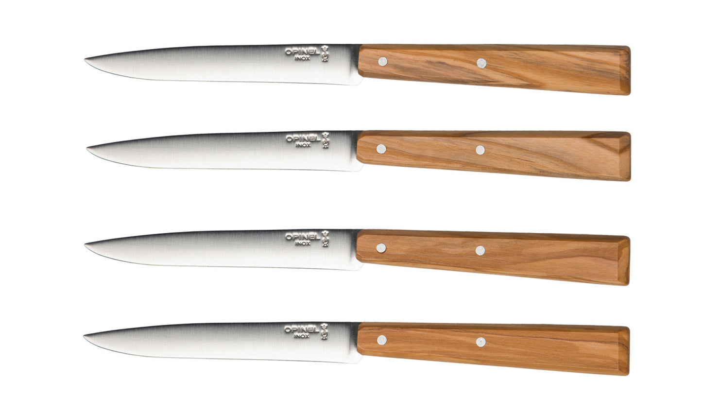 Opinel Tafelmessenset N°125, Bon Appétit, 4-delig