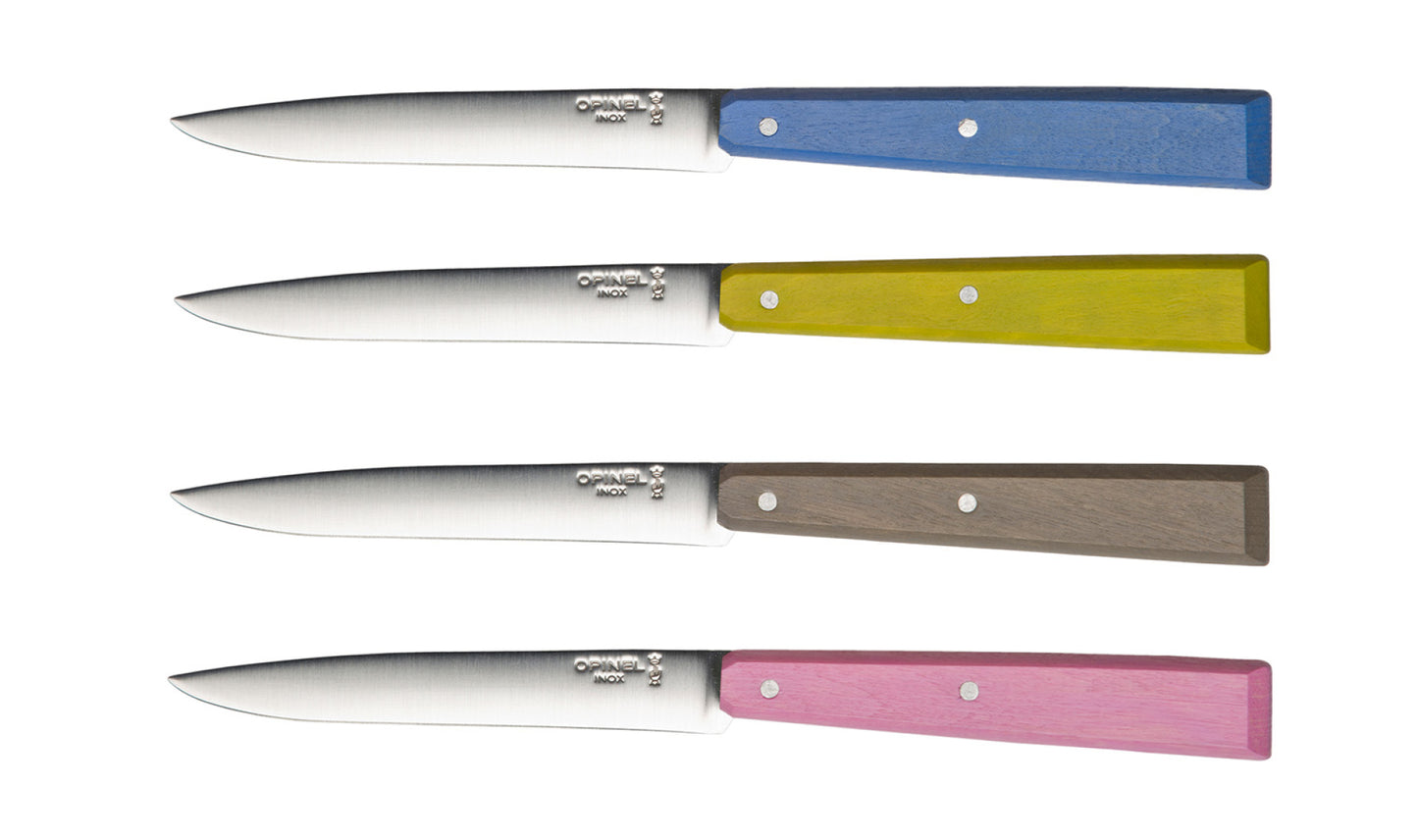 Opinel Tafelmessenset N°125, Bon Appétit, 4-delig