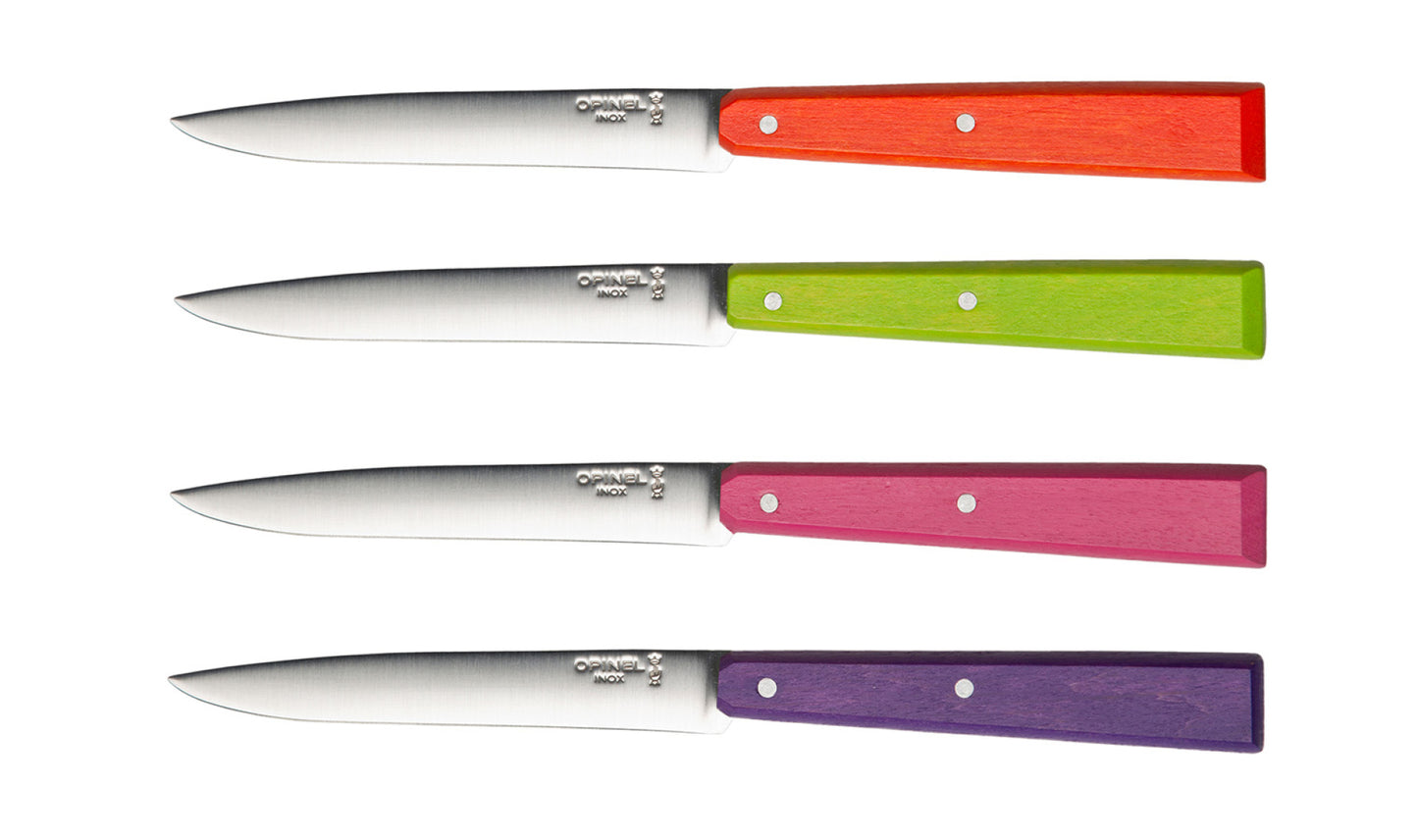 Opinel Tafelmessenset N°125, Bon Appétit, 4-delig